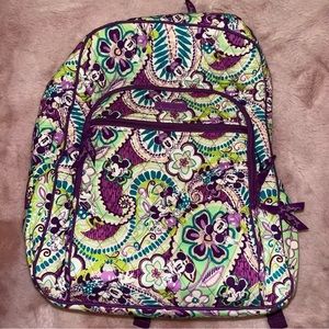 Vera Bradley Disney Plums Up Limited Edition Large Backpack